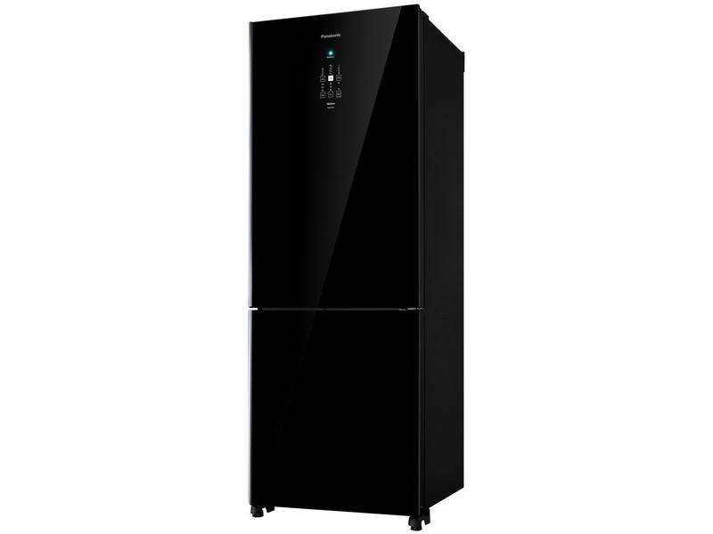 Refrigerador Panasonic BB71 Black Glass 480L Inverter FF NR